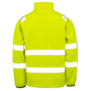 Recycled printable safety softshell