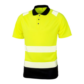 T-shirt alta visibilità personalizzate - Recycled Safety Polo Shirt