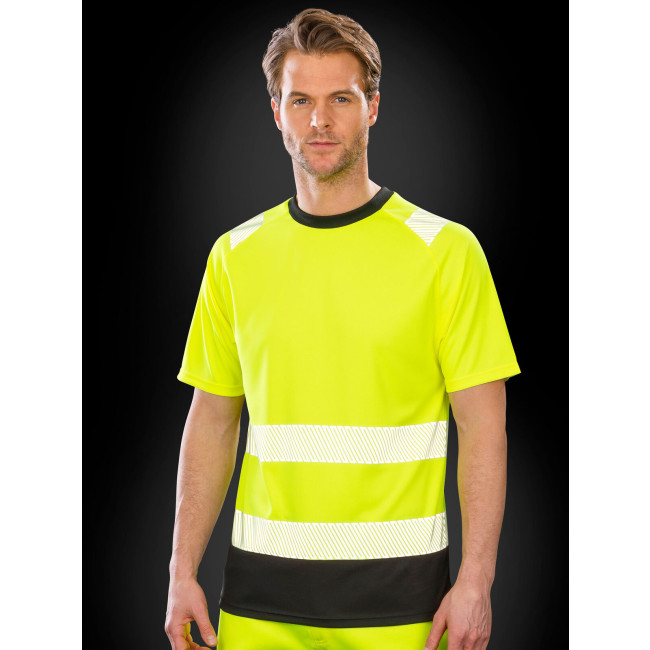 T-shirt alta visibilità personalizzate - Recycled Safety T-Shirt
