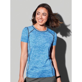 Maglietta t-shirt da donna personalizzata con logo  - Recycled Sports-T Reflect Women