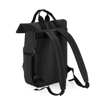 Recycled Twin Handle Roll-Top Laptop Backpack