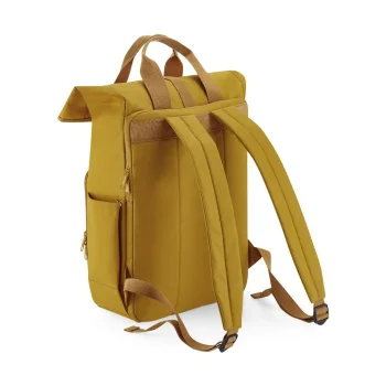 Recycled Twin Handle Roll-Top Laptop Backpack