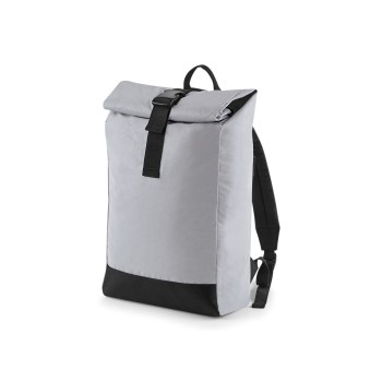 Borsone sportivo da palestra personalizzato con logo - Reflective Roll-Top Backpack