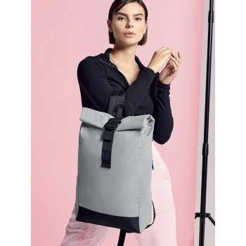 Reflective Roll-Top Backpack