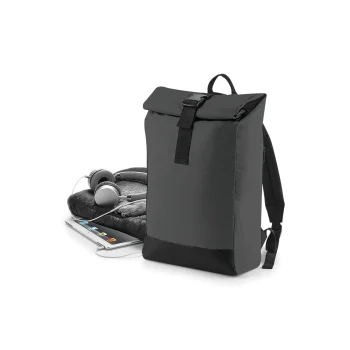 Reflective Roll-Top Backpack