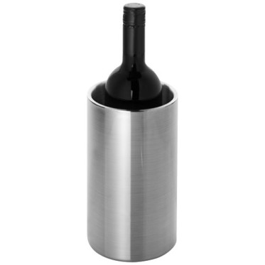 Articoli vino personalizzati con logo - Refrigeratore per vino in acciaio inox a doppia parete Cielo