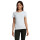 T-shirt personalizzabile donna cotone jersey colletto a costine