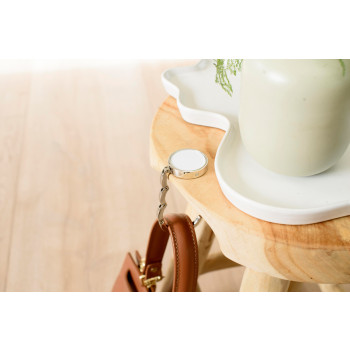 Reggiborsa da tavolo in metallo Eloise