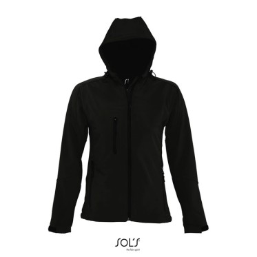 Giacca softshell donna con membrana impermeabile e vestibilità regolabile