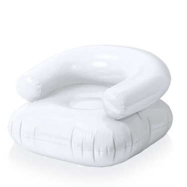 Poltrona gonfiabile personalizzabile PVC robusto schienale comodo seduta rinforzata