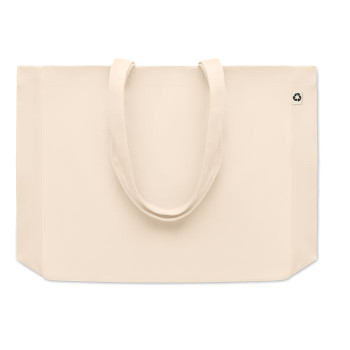 Shopper in cotone personalizzata con logo - RESPECT - Borsa in tela riciclata 280 gr/m
