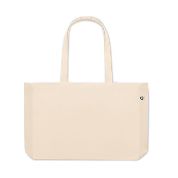 Shopper in cotone personalizzata con logo - RESPECT - Borsa in tela riciclata 280 gr/m