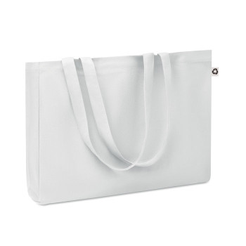 Shopper in cotone personalizzata con logo - RESPECT COLOURED - Borsa in tela riciclata 280 gr/m