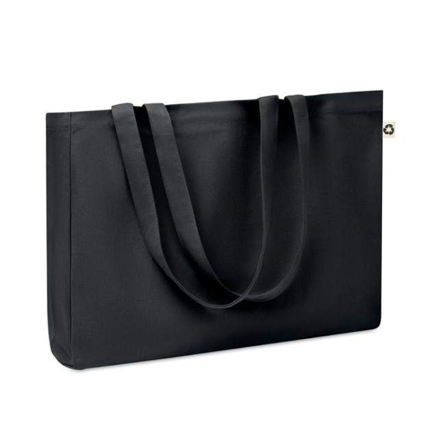 Shopper in cotone personalizzata con logo - RESPECT COLOURED - Borsa in tela riciclata 280 gr/m