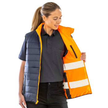 Reversible Soft Padded Safety Gilet
