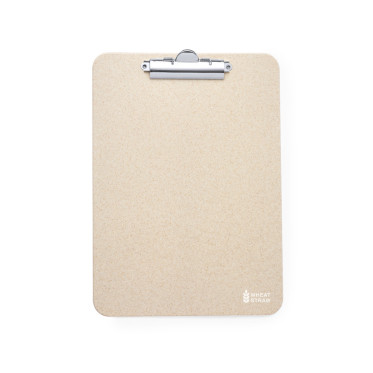 Organizer personalizzabile fibra di grano con morsetto metallo formato A4