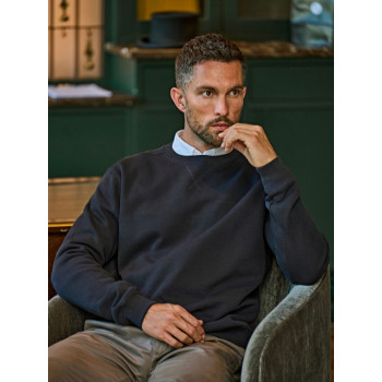 felpe uomo personalizzate - Ribbed Interlock Crew Neck