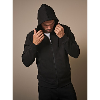 felpe uomo personalizzate - Ribbed Interlock Hooded Full Zip