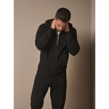 felpe uomo personalizzate - Ribbed Interlock Hooded Full Zip