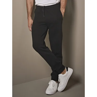 Pantaloni sportivi unisex in cotone e poliestere con zip