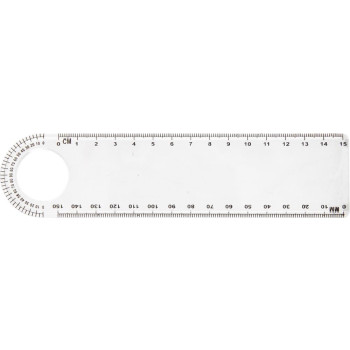 Righello in ABS con lente Ashlyn