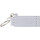Righello pieghevole personalizzabile Impression in plastica con portachiavi