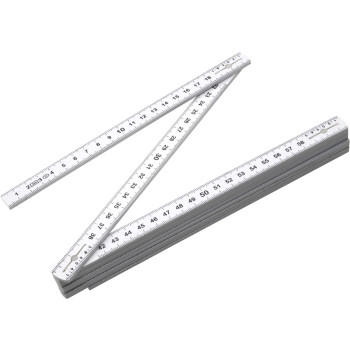 metro personalizzato - Righello pieghevole Karl | Plastica | 2 metri