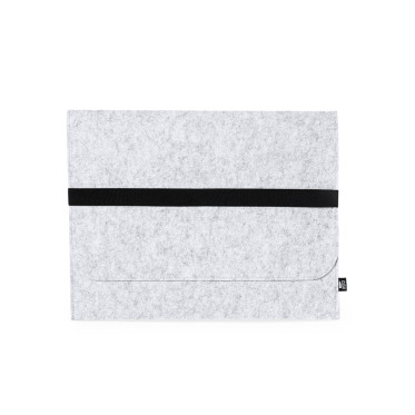 Custodia computer portatile personalizzabile in feltro RPET 15 pollici