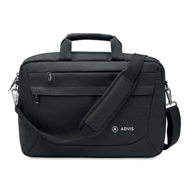 Borsa portacomputer personalizzabile in poliestere 600D RPET resistente