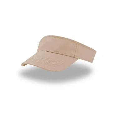 Visiera personalizzabile Atlantis in cotone 100% con chiusura velcro