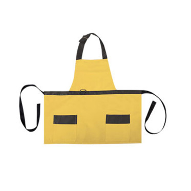 Grembiule personalizzabile con tasche regolabile e anello portachiavi