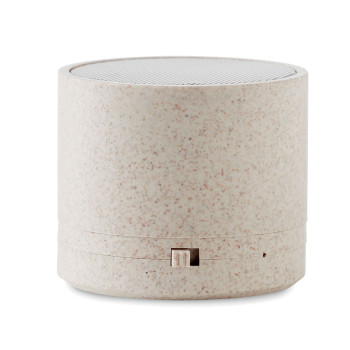 ROUND BASS+ - Speaker wireless in paglia