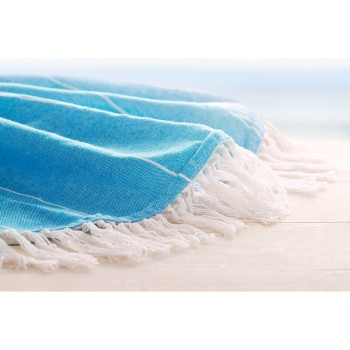 Teli da spiaggia personalizzati con logo - ROUND MALIBU - Asciugamano in cotone