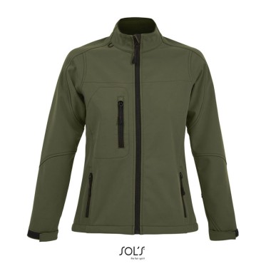 Softshell tecnica da donna personalizzabile impermeabile traspirante