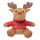 Rudolph peluche personalizzabile con maglione staccabile e tessuto soffice