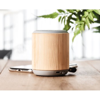 RUGLI - Speaker in bamboo senza fili 5.