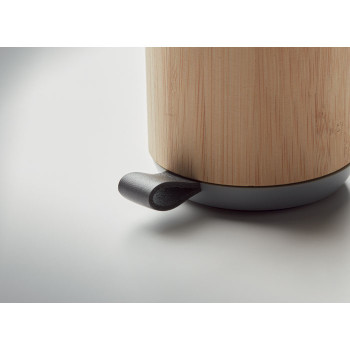 Speaker altoparlante personalizzato con logo - RUGLI - Speaker in bamboo senza fili