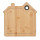 Tagliere personalizzabile in bamboo con scanalatura e foro per appendere
