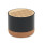 Speaker wireless personalizzabile alluminio riciclato base sughero e bamboo
