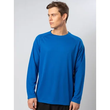 T-shirt manica lunga personalizzata Sprintex in poliestere traspirante