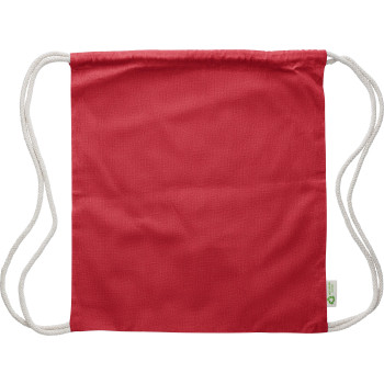 Zaini con lacci personalizzati con logo - Sacchetto con cordoncino Joy | Cotone riciclato | 120 g/m²
