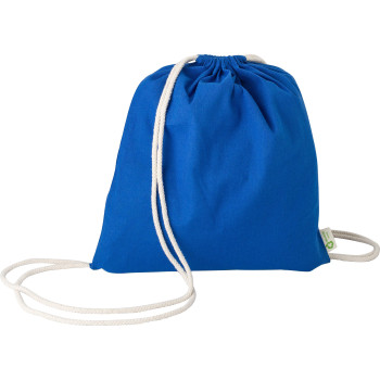 Zaini con lacci personalizzati con logo - Sacchetto con cordoncino Joy | Cotone riciclato | 120 g/m²