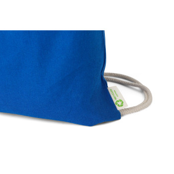 Zaini con lacci personalizzati con logo - Sacchetto con cordoncino Joy | Cotone riciclato | 120 g/m²