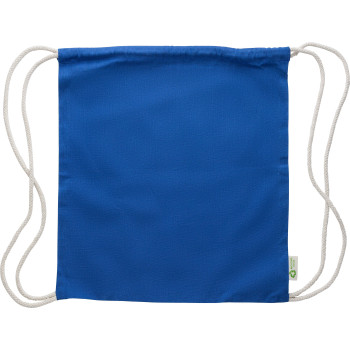 Zaini con lacci personalizzati con logo - Sacchetto con cordoncino Joy | Cotone riciclato | 120 g/m²