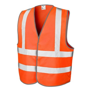 Abbigliamento alta visibilità personalizzato con logo aziendale - Safety High Viz Vest