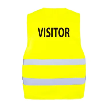 Gilet di sicurezza personalizzabile Korntex con profili riflettenti regolabile