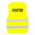 Gilet di sicurezza personalizzabile Korntex con profili riflettenti regolabile