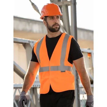 Safety Vest with 3 reflective Tapes