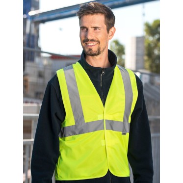 Canotta personalizzata con logo - Safety Vest with 3 reflective Tapes