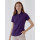Polo personalizzabile B&C Collection in cotone preristretto femminile Heather Grey